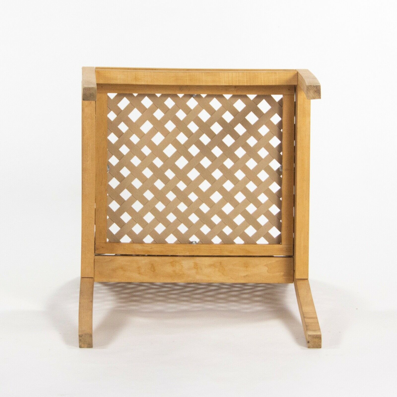 SOLD Prototype Dining Chair Designed by Richard Schultz c. 1985 Wooden Outdoor Chair
