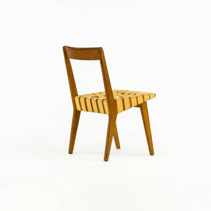 1940s Jens Risom For Knoll Associates 666 WSP Dining Chair with Webbing in Maple