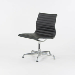 SOLD Herman Miller Eames Aluminum Group Management Armless Side / Desk Chair Black 4x Available