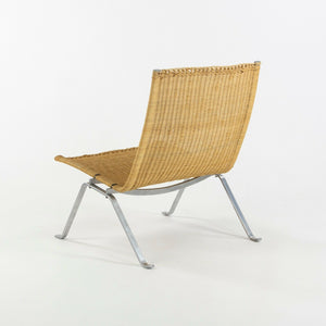 Poul Kjaerholm for E Kold Christensen Denmark PK22 Lounge Chair Original Wicker