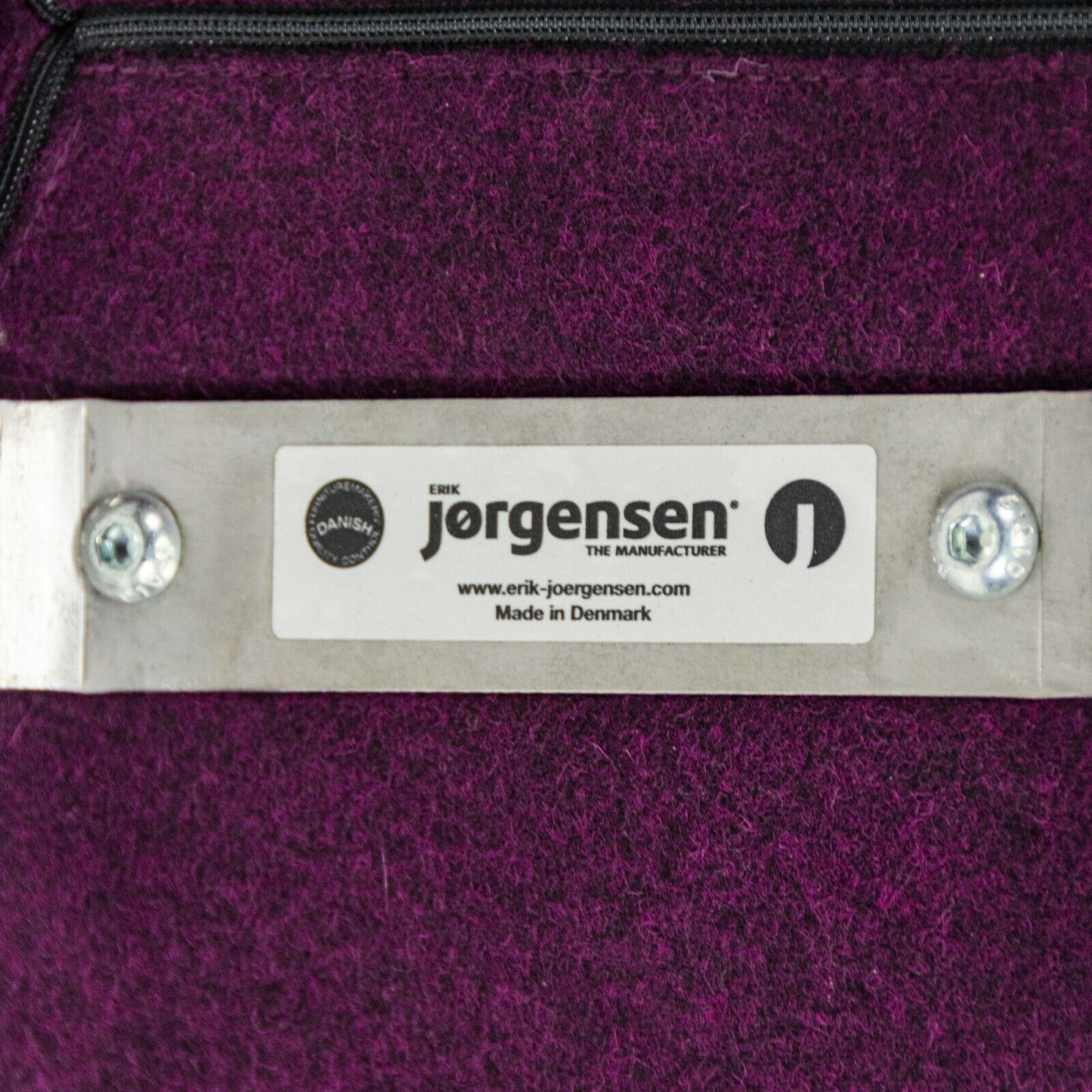 SOLD Set of 6 Erik Jorgensen EJ 2 Eyes Chair by Foersom + Hiort-Lorenzen in Purple