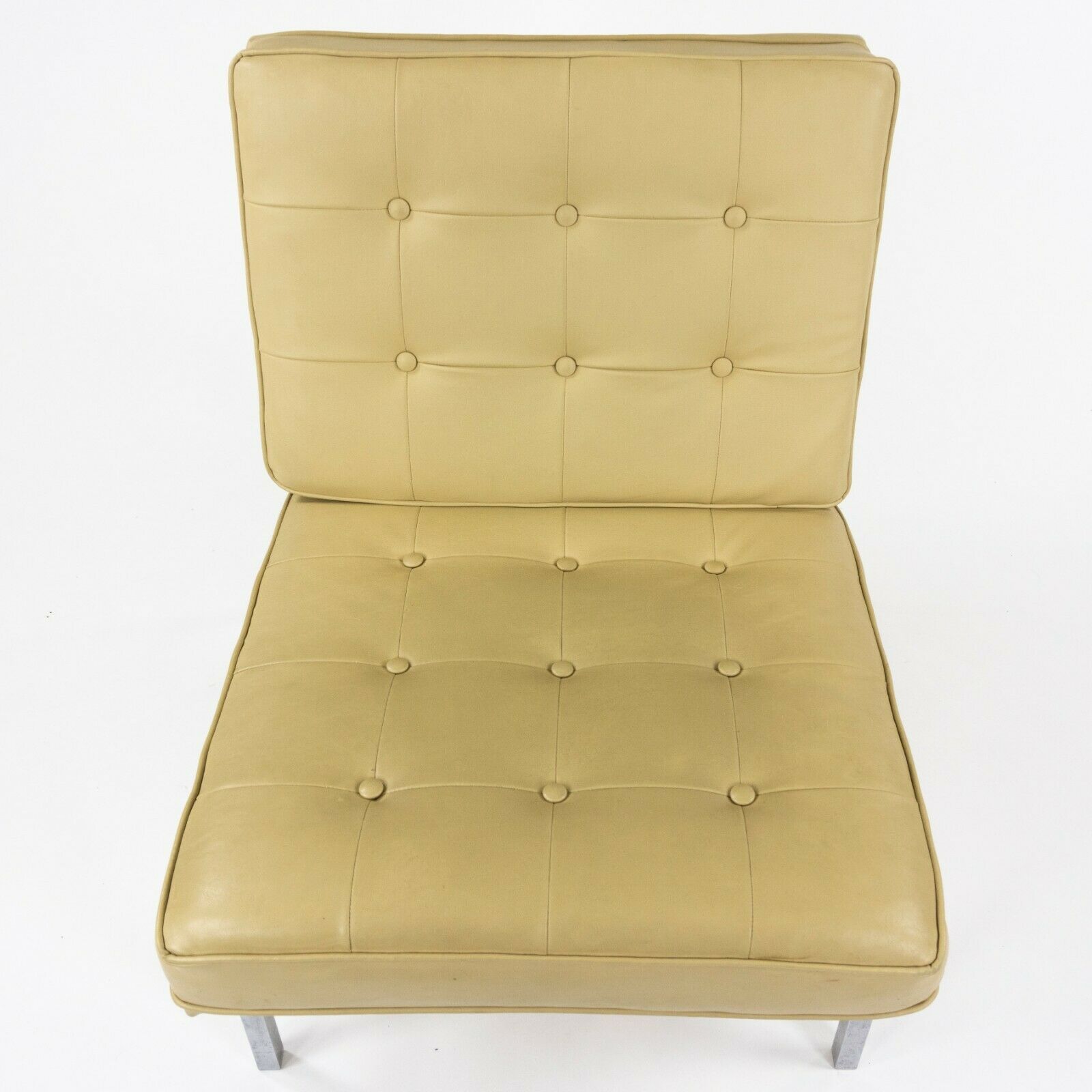 SOLD 1960s Florence Knoll Associates Armless 2551 Lounge Chair with Park Avenue Label