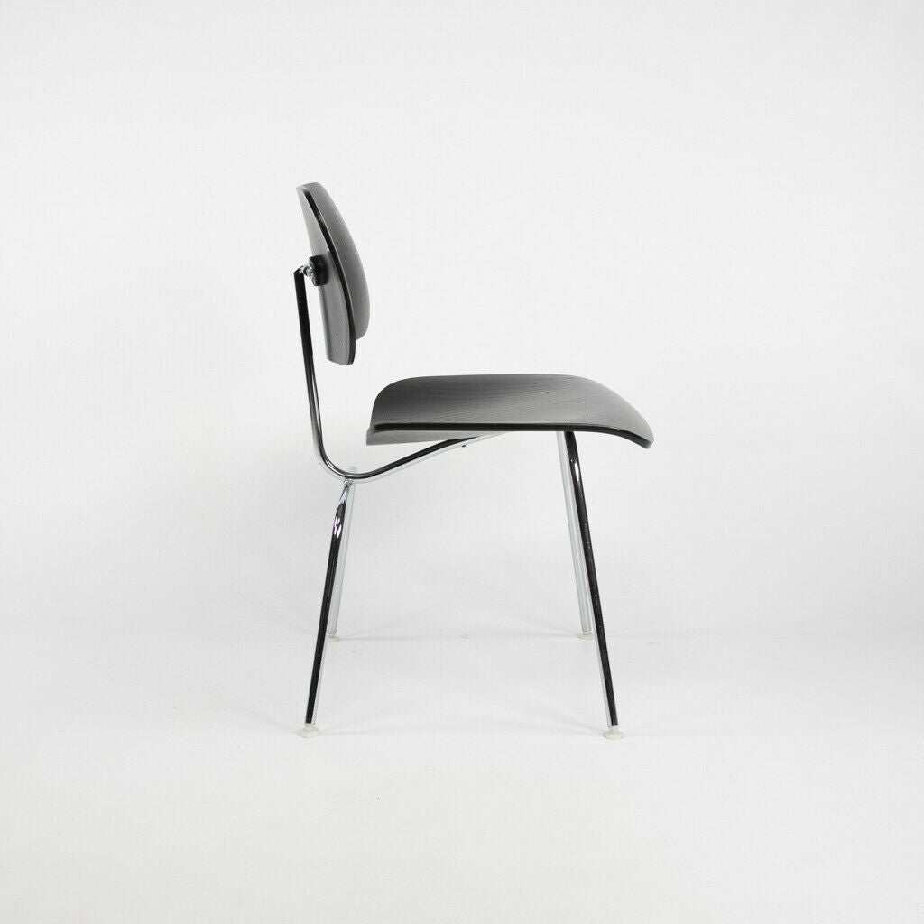 SOLD 2006 Herman Miller DCM Dining Chair by Ray and Charles Eames Ebonized Ash Chrome