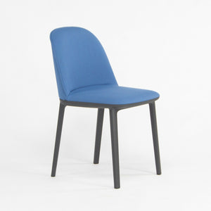 2019 Vitra Softshell Side Chair w/ Light Blue Fabric by Ronan & Erwan Bouroullec