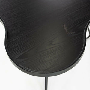 SOLD Flower Table by Christine Schwarzer for SWEDESE Wood Coffee / Side Table 66 cm