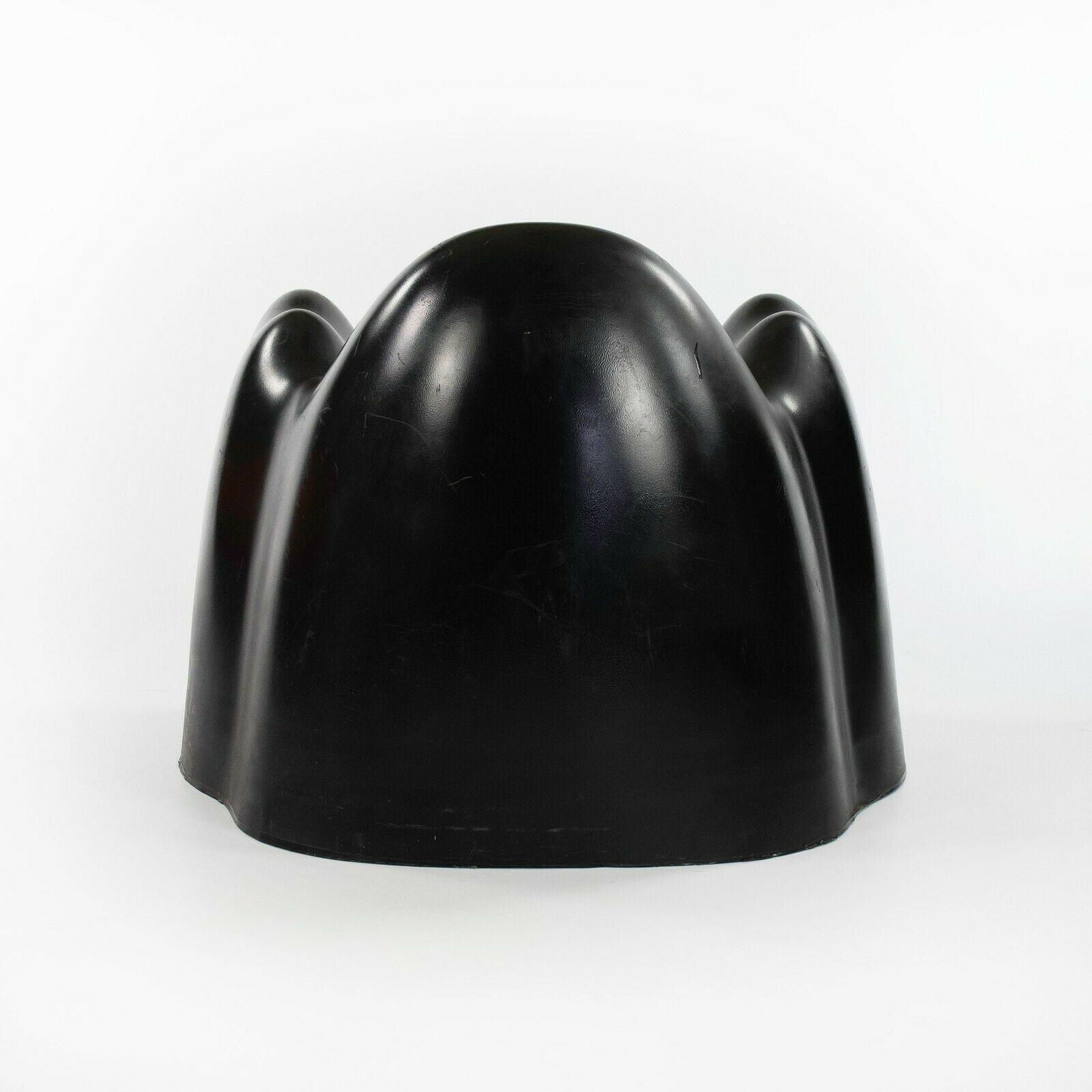 1970s Wendell Castle Molar Chair in Black Fiberglass by Northern Plastics of Syracuse