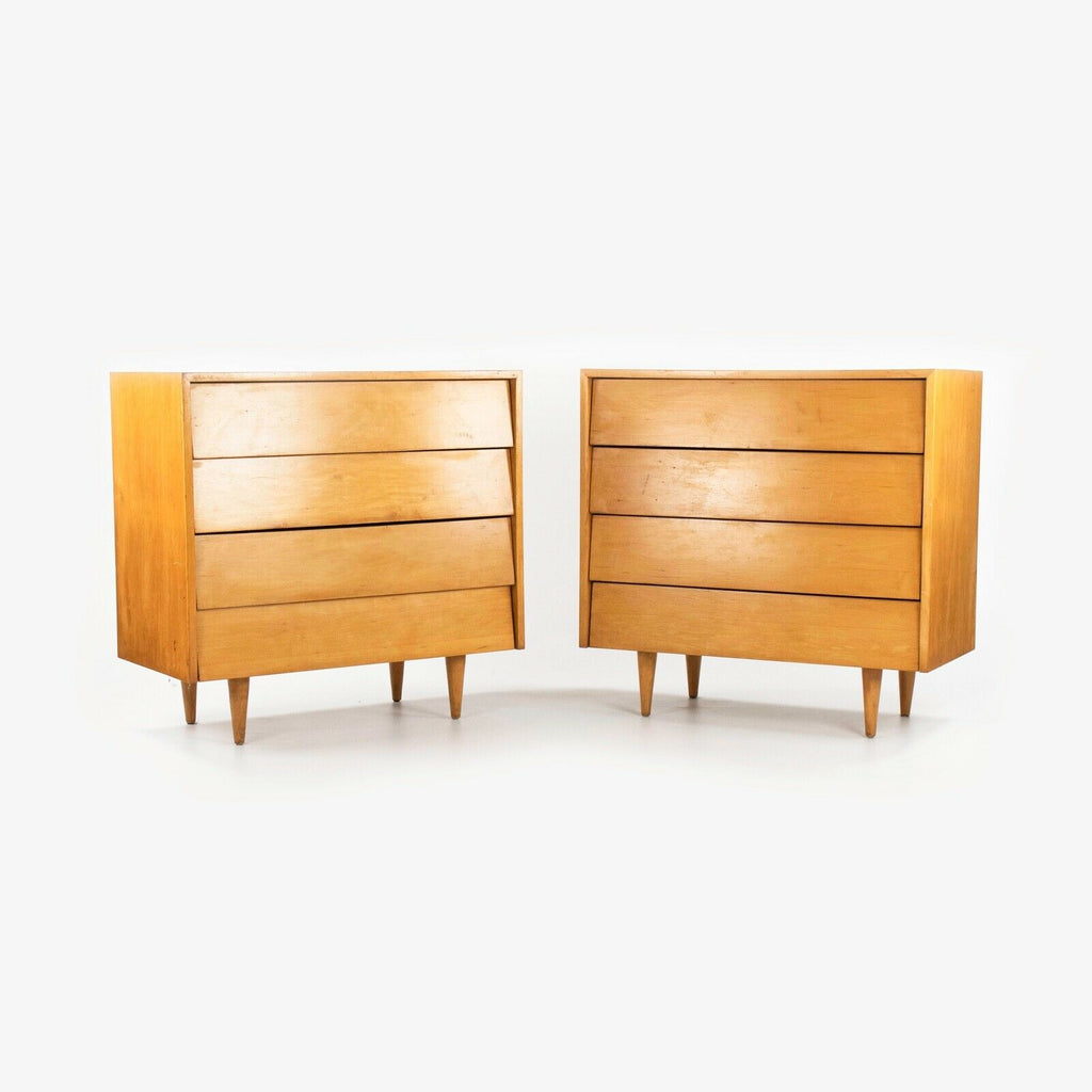 1948 Pair of Florence Knoll Associates No. 126 Louvered Dressers / Chests in Maple