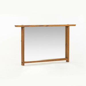 SOLD 1993 Mira Nakashima George Nakashima Studios Hanging Black Walnut Wall Mirror