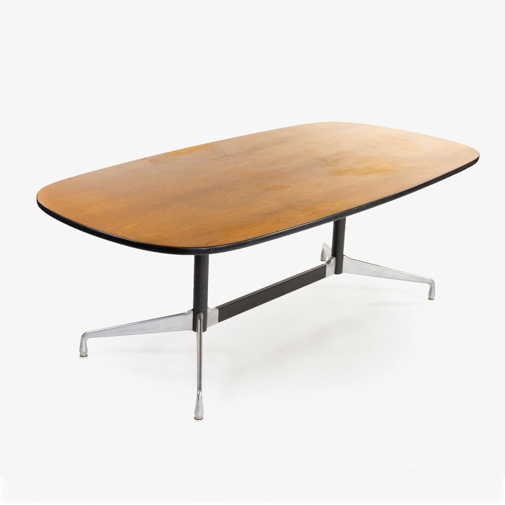 SOLD 1977 Vintage Eames Herman Miller ET153 Segmented Dining Conference Table Walnut