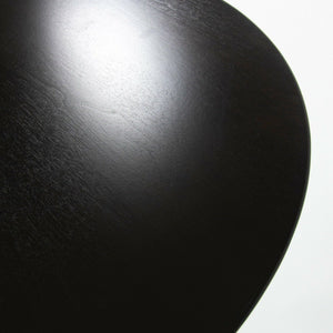 SOLD Eero Saarinen For Knoll Studio 54 Inch Tulip Dining Table Walnut Black Recent Production