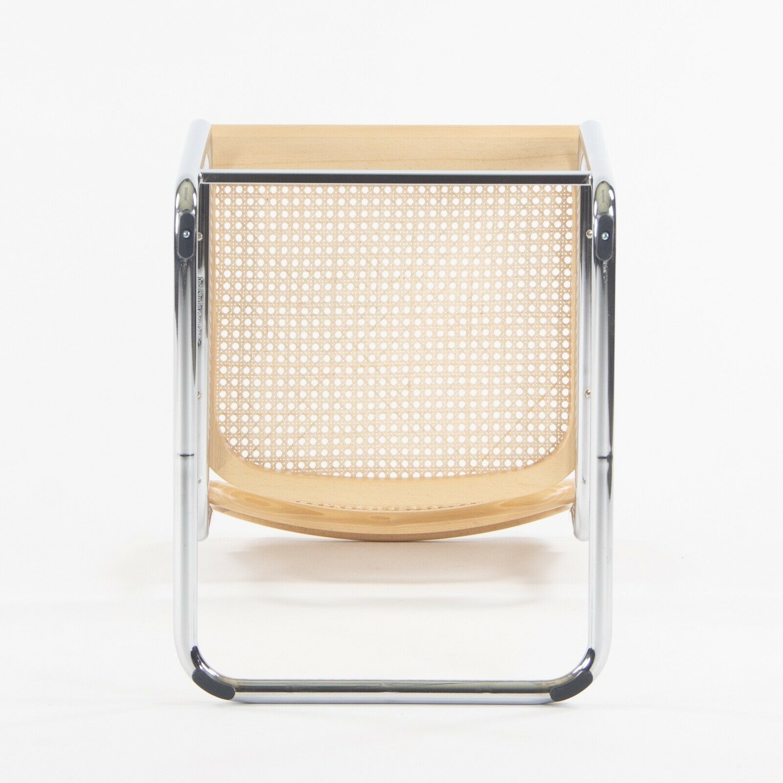 SOLD 2021 Marcel Breuer for Knoll Cesca Counter Stools w Cane Seat and Back Set of 3