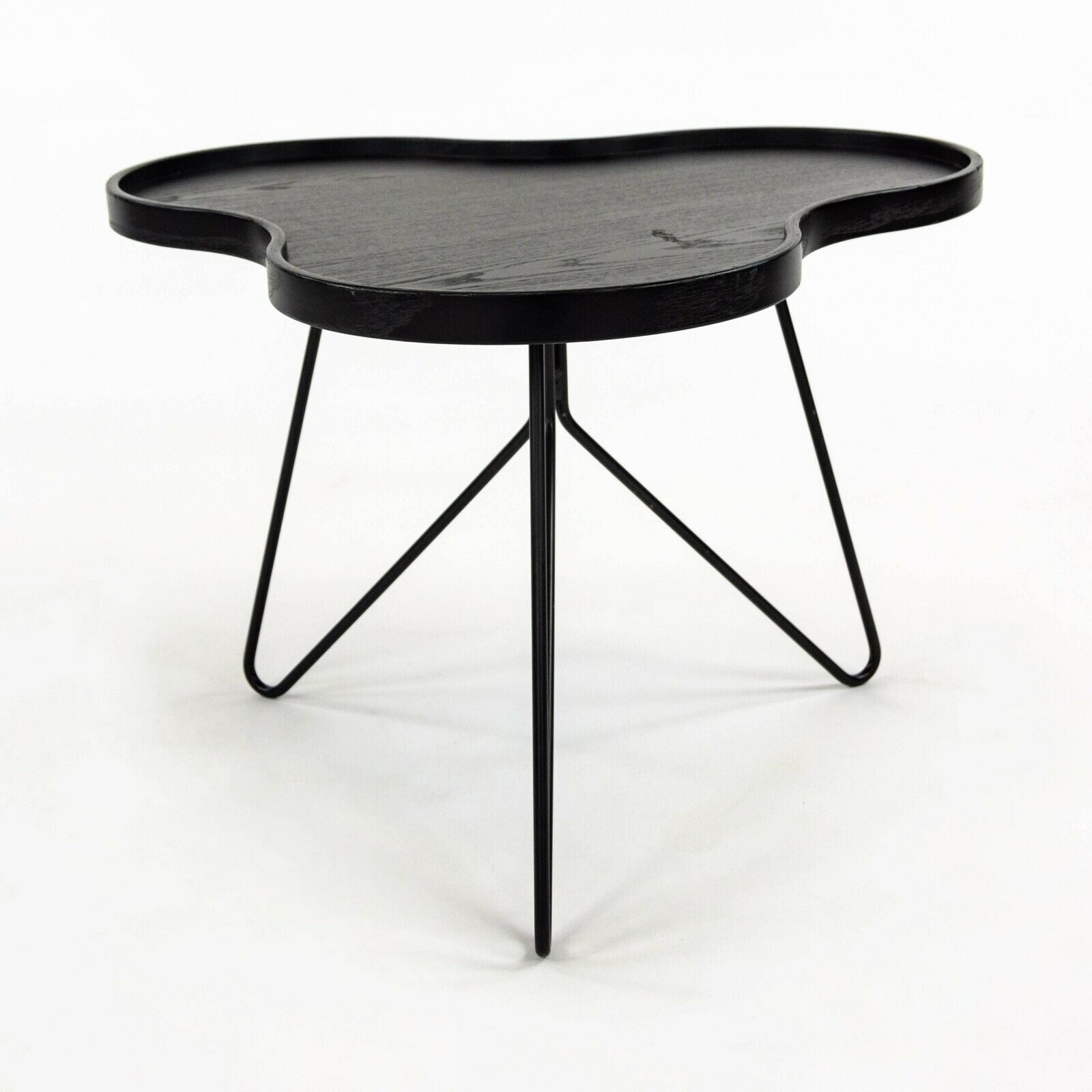 SOLD Flower Table by Christine Schwarzer for SWEDESE Wood Coffee / Side Table 66 cm