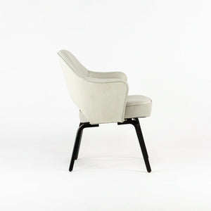SOLD 2021 Eero Saarinen for Knoll Executive Armchair in Custom Leather with Wood Legs 7x Available