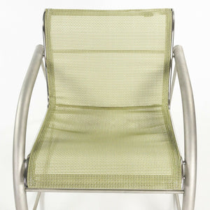 SOLD Prototype Richard Schultz 2002 Collection Stainless Steel & Mesh Rocking Chair
