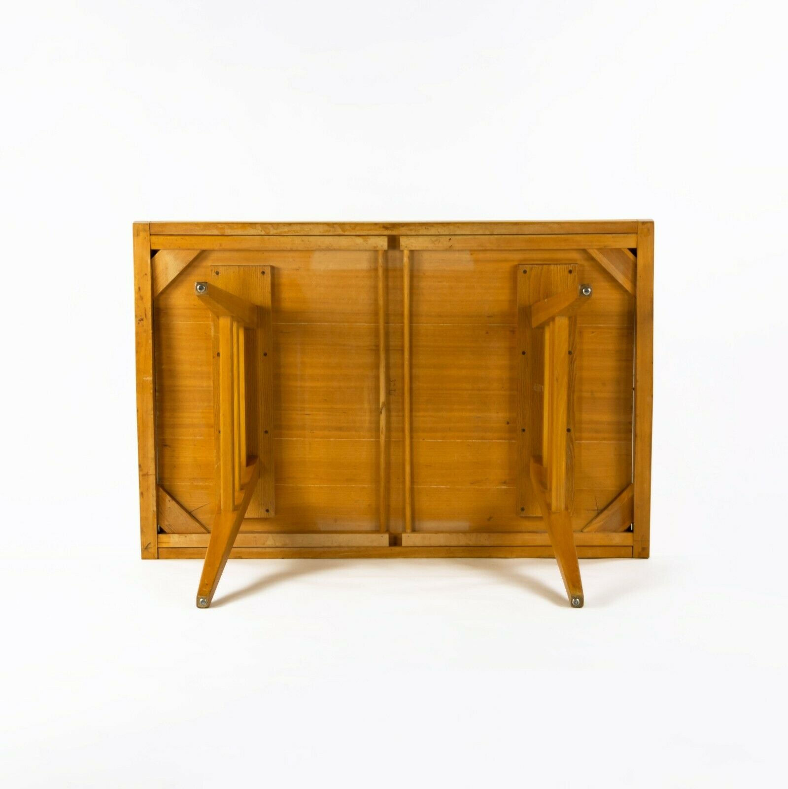 SOLD 1950s Birch Extension Dining Table similar to Knoll / Nakashima
