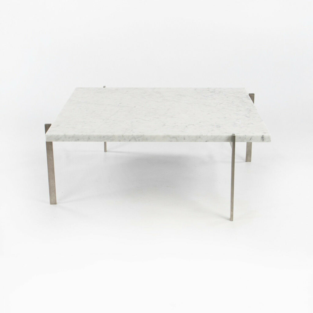 SOLD 2007 Poul Kjaerholm for Fritz Hansen PK61 Stainless Steel & Marble Coffee Table