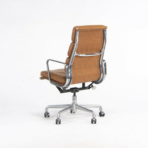 SOLD 2003 Herman Miller Eames Aluminum Group Executive Soft Pad Desk Chair Tan Brown