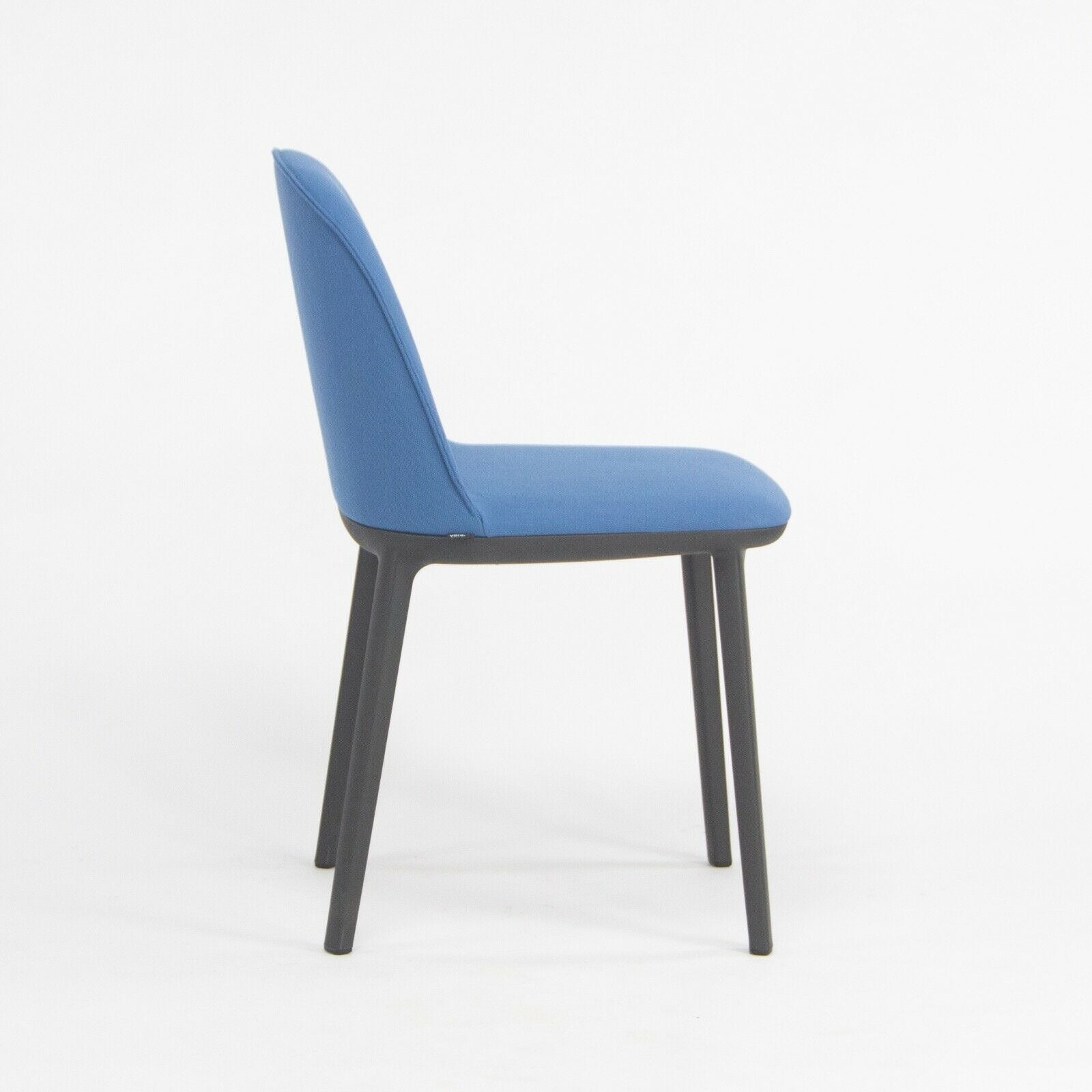 2019 Vitra Softshell Side Chair w/ Light Blue Fabric by Ronan & Erwan Bouroullec