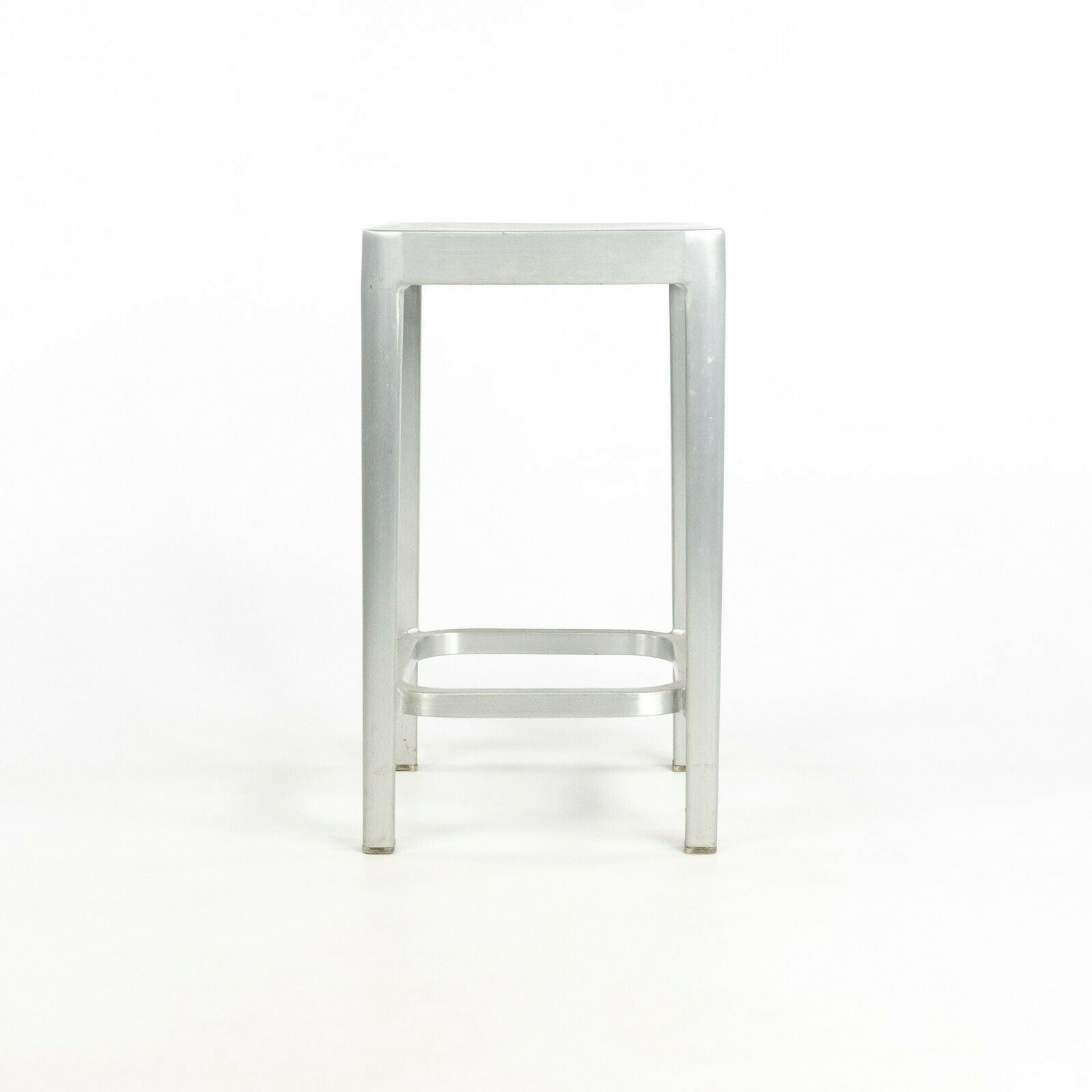 SOLD 2009 Philippe Starck for Emeco Starck Counter Height Stool in Brushed Aluminum
