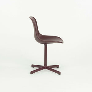 SOLD 2020 Set of 6 HAY Neu 10 Bordeaux Poly Swivel Shell Chairs