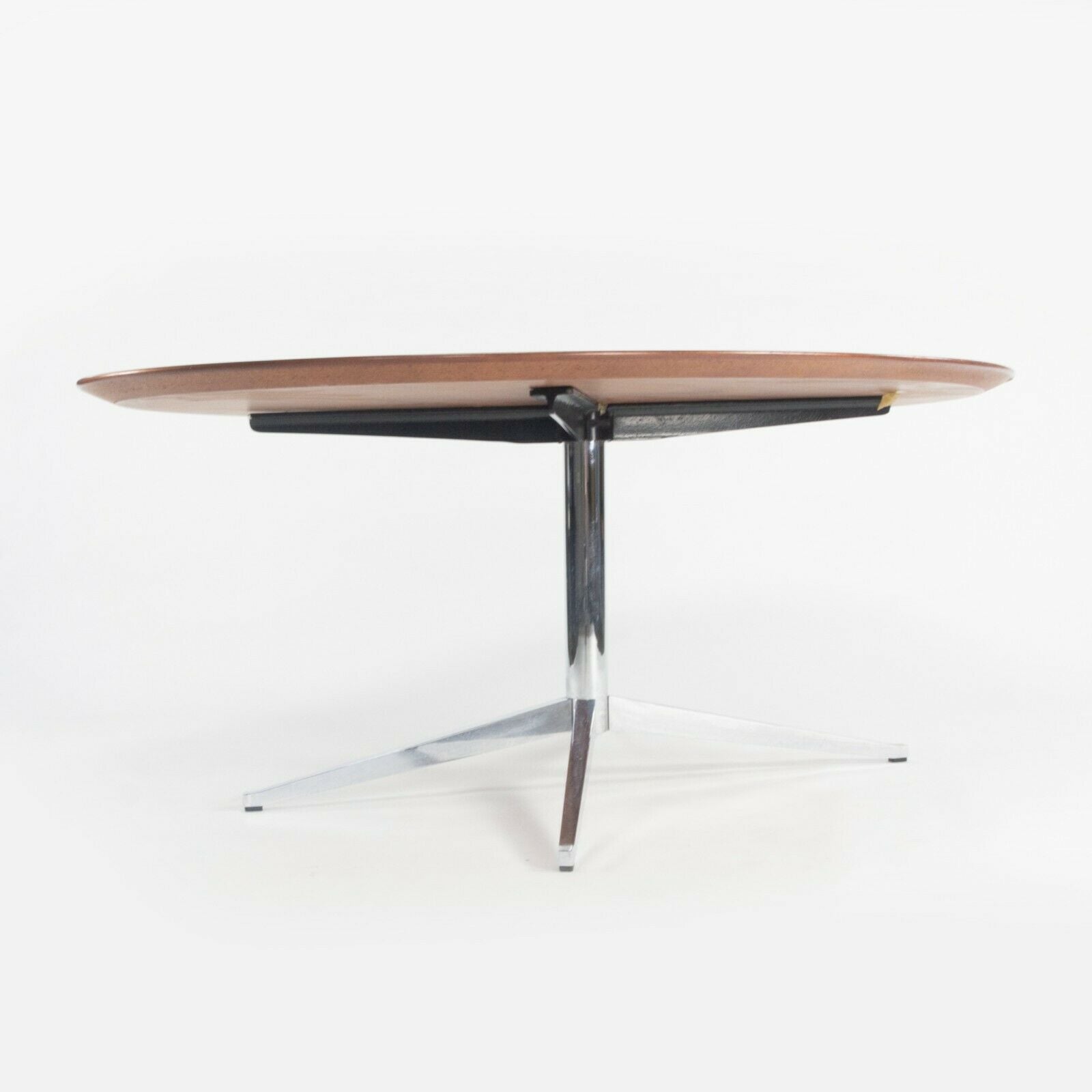 SOLD 1964 Florence Knoll 78 Inch Oval Conference Dining Table in Brazilian Rosewood