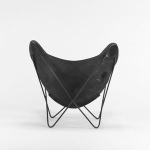 1950s Leather Butterfly Chair by Jorge Ferrari Hardoy Bonet & Kurchan for Knoll