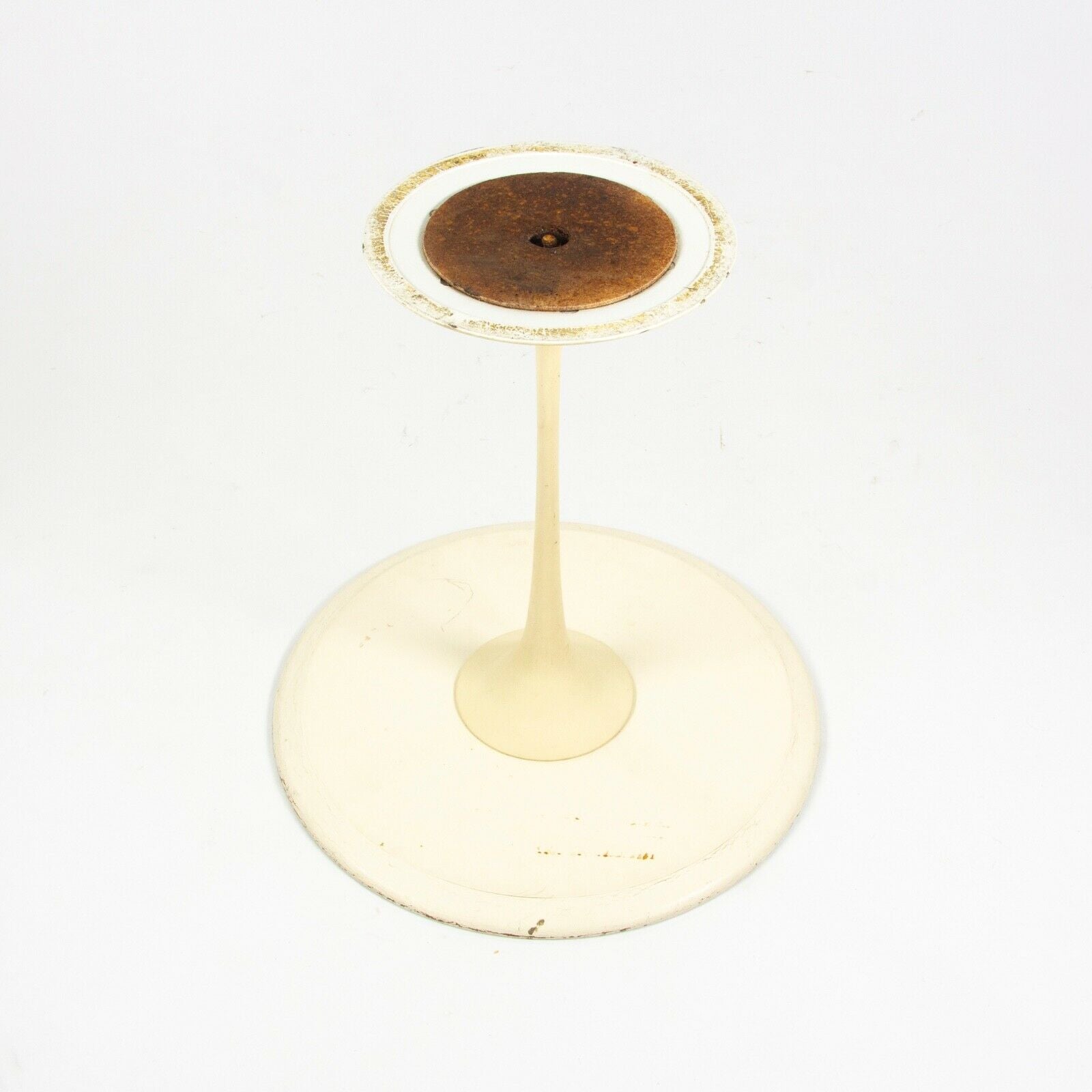 SOLD 1960s Vintage Eero Saarinen For Knoll 20 Inch Tulip Side Table White Laminate