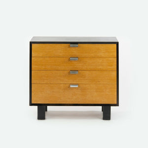 1950s George Nelson Herman Miller Primavera Two Tone Four Drawer Dresser Cabinet