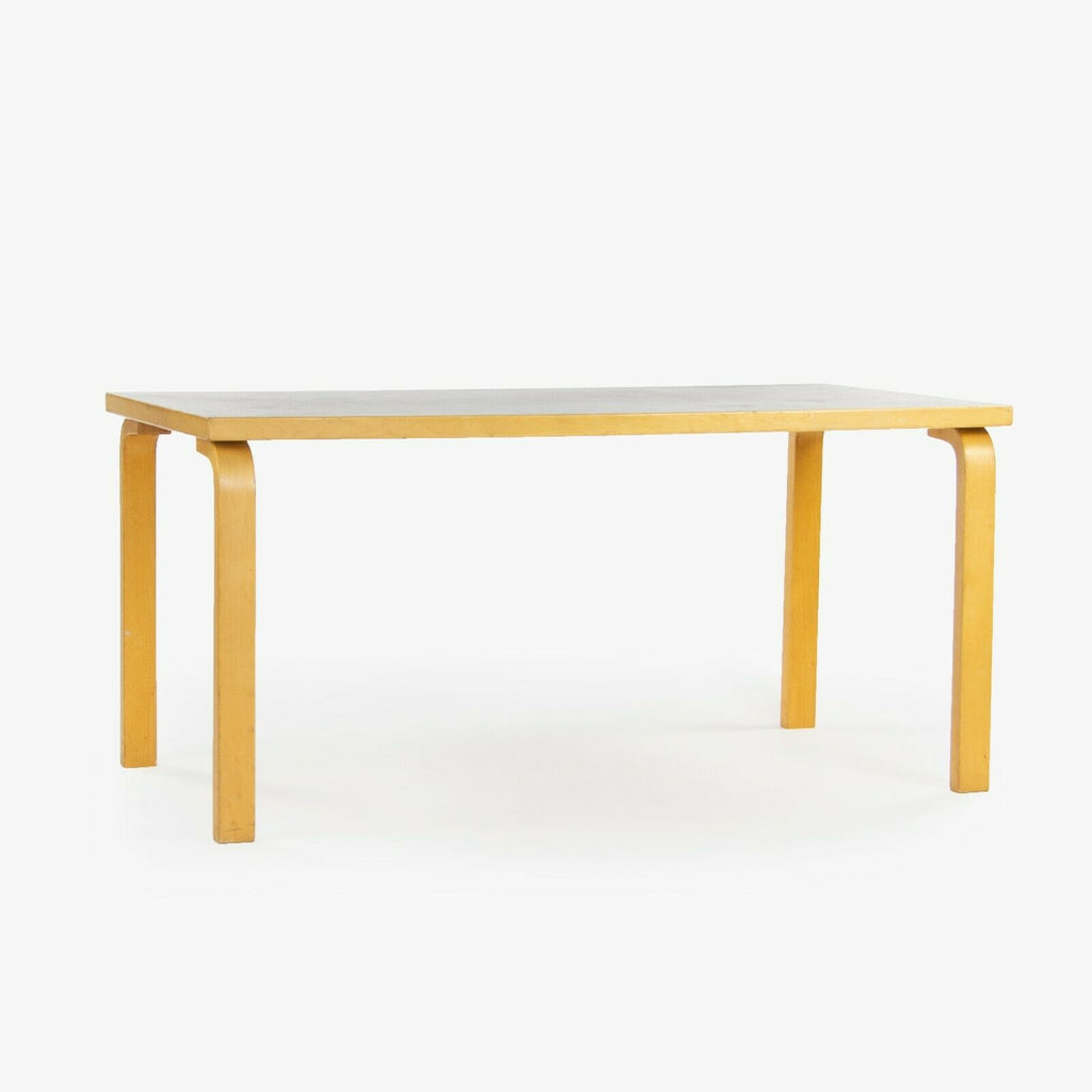 SOLD 1970s Alvar Aalto for Artek L-Leg Birch and Laminate Vintage Dining Table Knoll