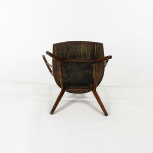 SOLD 1947 Pair of George Nakashima for Knoll Associates N19 Straight Chairs in Walnut