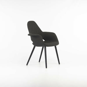 2010s Charles Eames & Eero Saarinen Organic Chairs by Vitra in Dark Gray Fabric