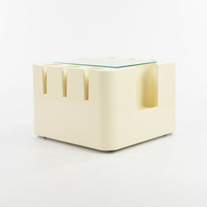 SOLD 1967 Sergio Mazza Bacco Bar Table / Cart for Artemide of Italy in White Plastic