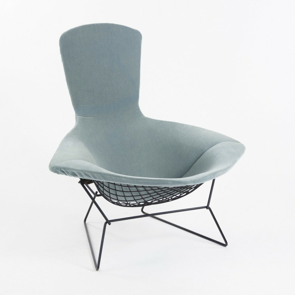 SOLD Knoll Harry Bertoia Wire Bird Lounge Chair w/ Brand New Velvet Cushion