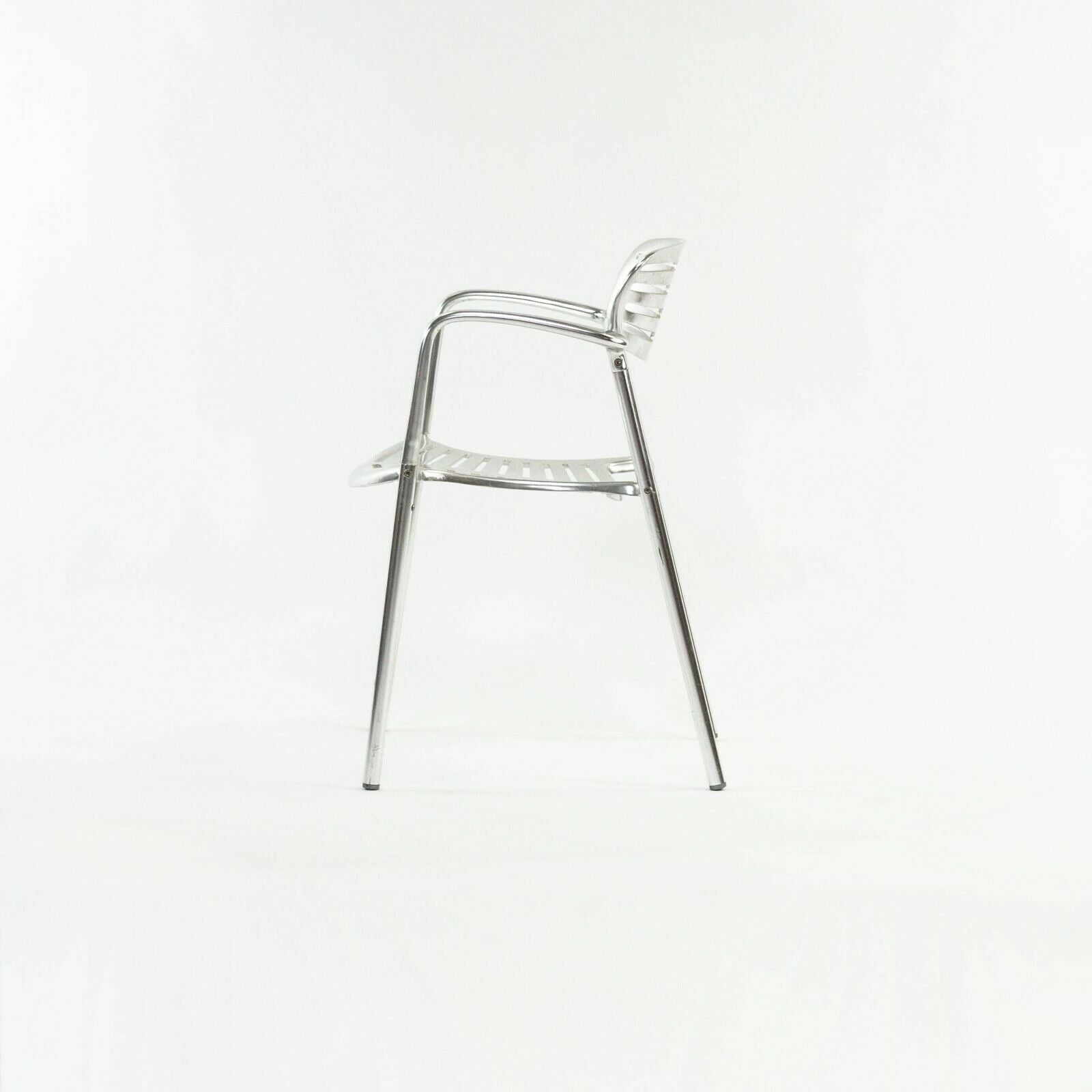 SOLD 2000s Jorge Pensi for Knoll and AMAT 3 Toledo Aluminum Outdoor Stacking Chairs