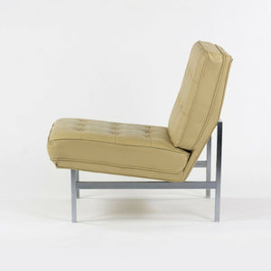 SOLD 1960s Florence Knoll Associates Armless 2551 Lounge Chair with Park Avenue Label