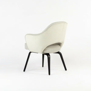 SOLD 2021 Eero Saarinen for Knoll Executive Armchair in Custom Leather with Wood Legs 7x Available