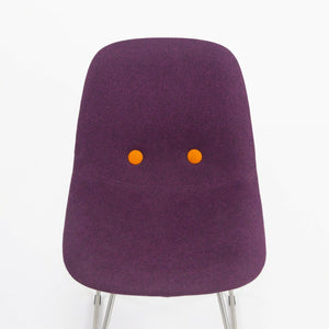 SOLD Set of 6 Erik Jorgensen EJ 2 Eyes Chair by Foersom + Hiort-Lorenzen in Purple