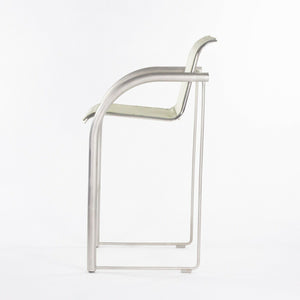 SOLD Prototype Richard Schultz 2002 Collection Stainless Bar Stool with Outdoor Mesh