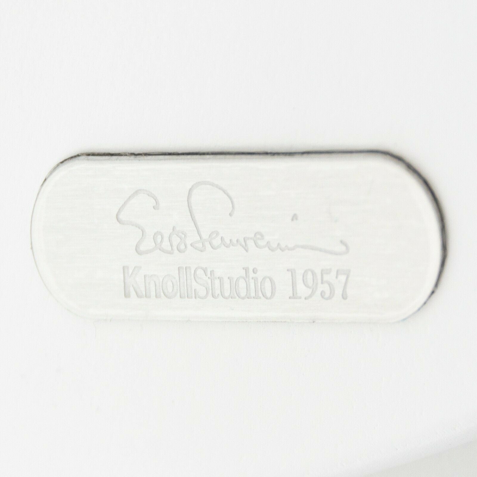 SOLD 2020 Eero Saarinen for Knoll Studio 35 Inch White Laminate Round Dining Table