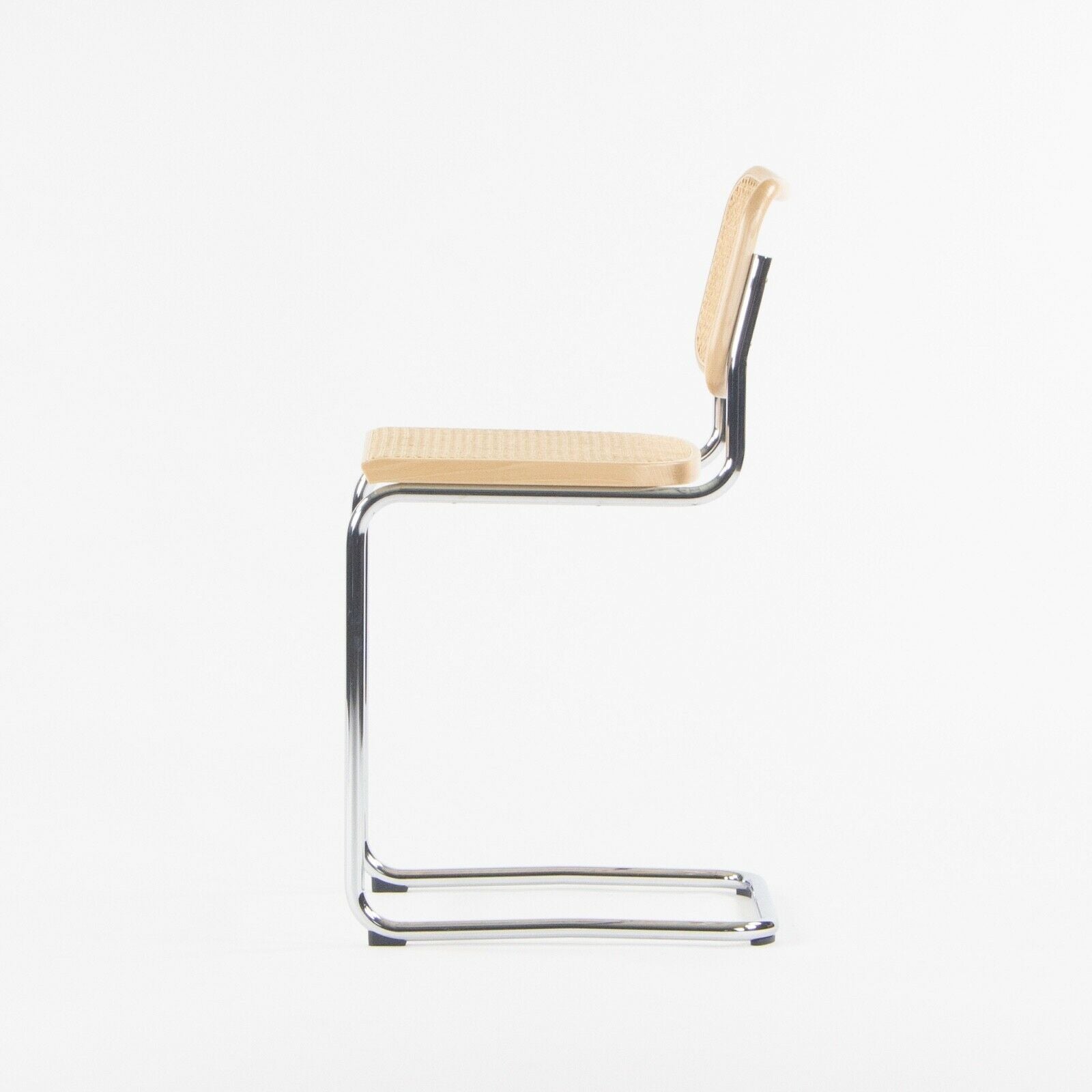 SOLD 2021 Marcel Breuer for Knoll Cesca Counter Stools w Cane Seat and Back Set of 3
