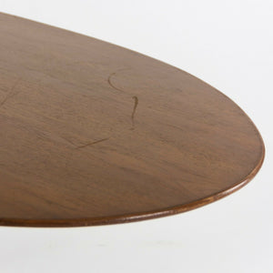 Osvaldo Borsani for Stow Davis Dining Table with Walnut Top and Chromed Steel Base