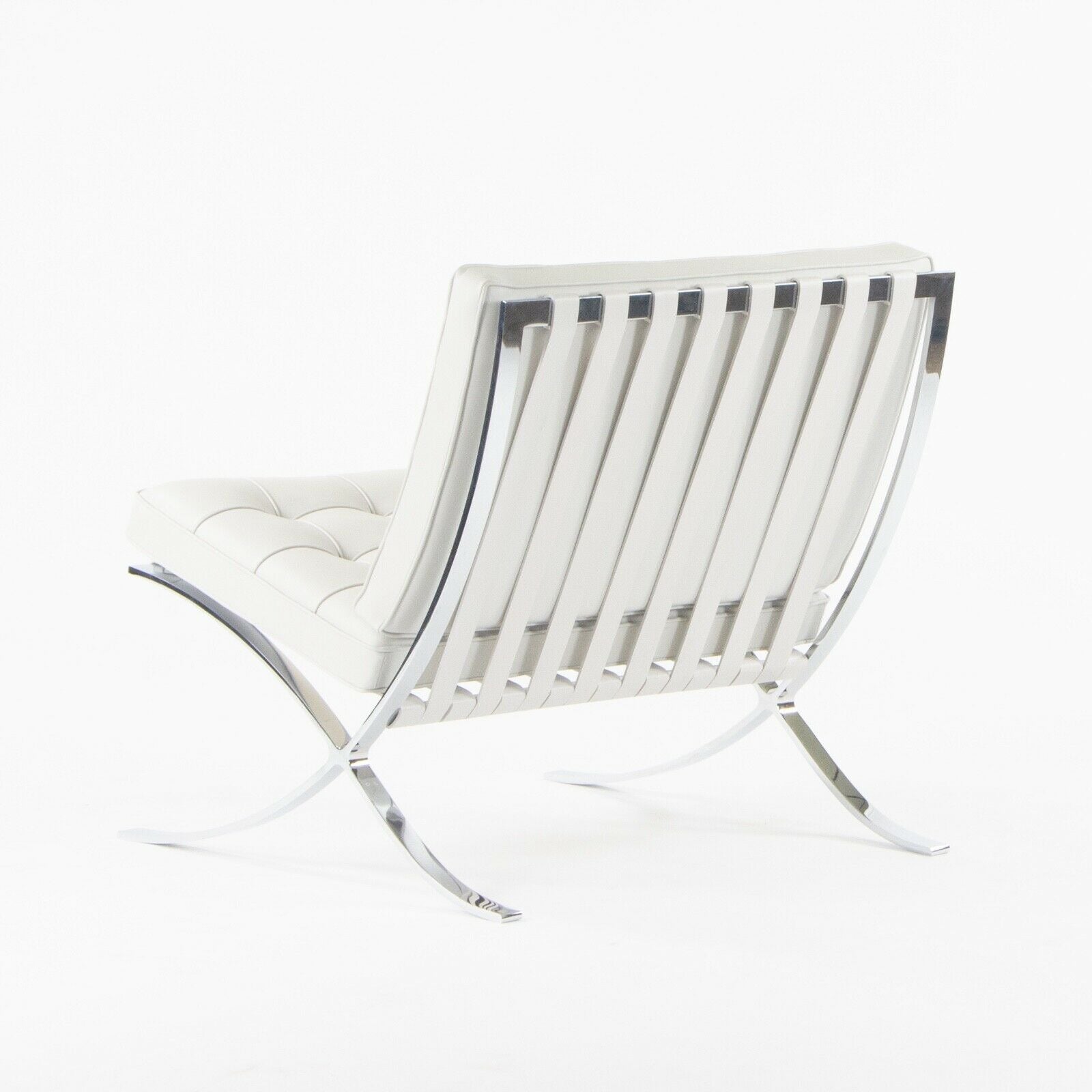 SOLD 2021 Mies van der Rohe Knoll Barcelona Chair in Acqua Puget Sound $8296 MSRP