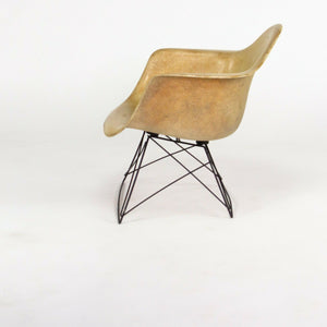 SOLD 1954 Herman Miller Eames Fiberglass LAR Arm Shell Lounge Chair Cats Cradle Base