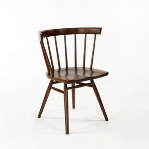 SOLD 1947 Pair of George Nakashima for Knoll Associates N19 Straight Chairs in Walnut