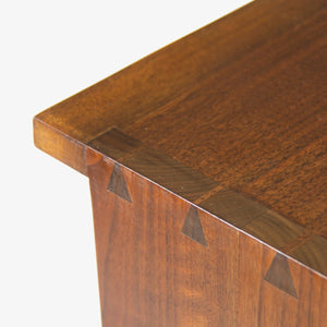 SOLD 1959 George Nakashima Studio Free Edge Walnut Hanging Wall Cabinet w/ Provenance