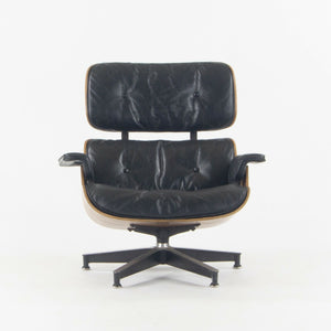 SOLD 1956 Holy Grail Herman Miller Eames Lounge Chair and Swivel Ottoman Boot Glides
