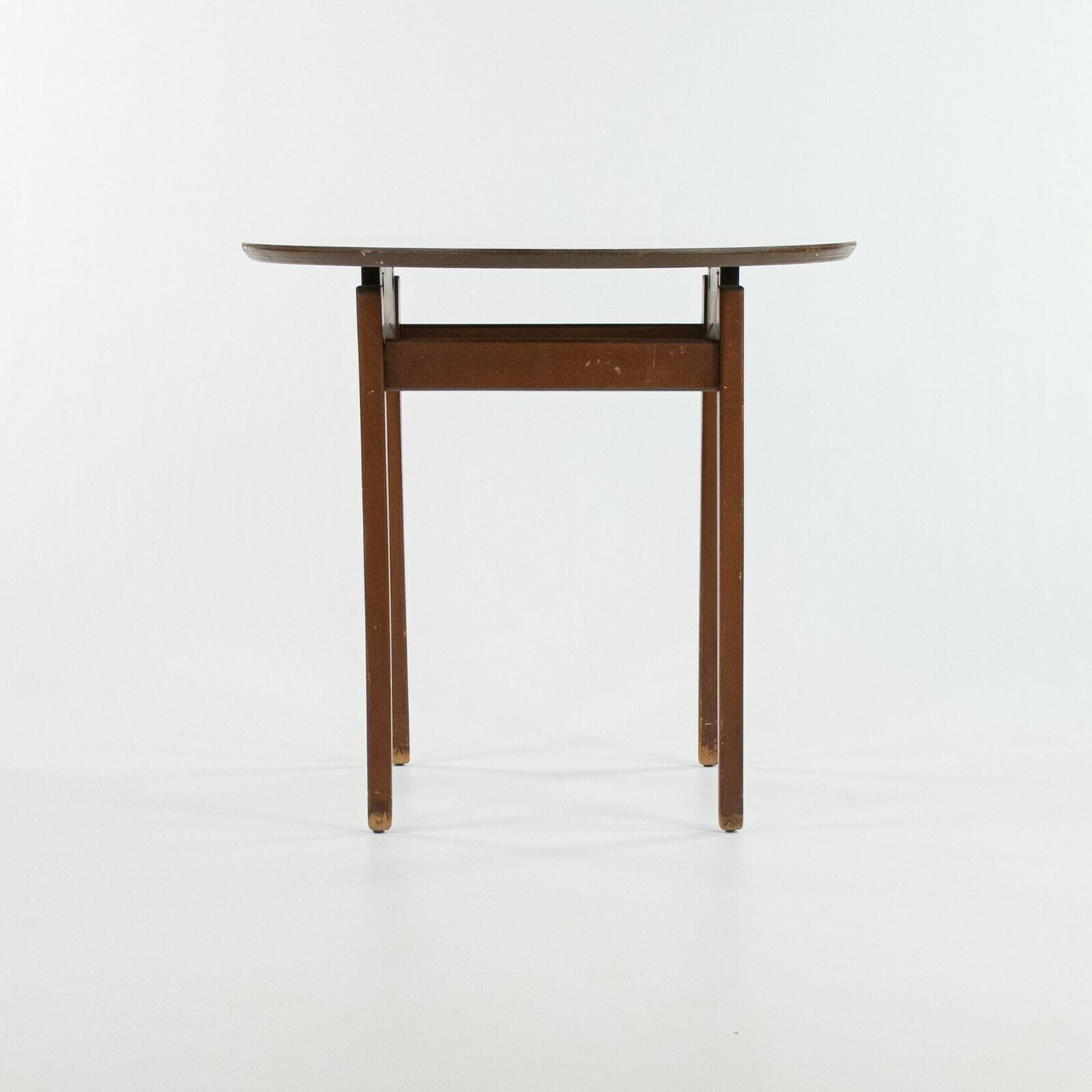 1960s Jens Risom Design Inc Walnut & Laminate End / Side Table