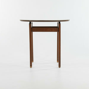 1960s Jens Risom Design Inc Walnut & Laminate End / Side Table
