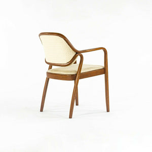 1980s Pair of Don Petitt for Knoll 1105 Bentwood Armchair in Oak with Tan Fabric