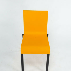 SOLD 2019 Maarten Van Severen .03 for Vitra Side Chair in Orange with Black Legs
